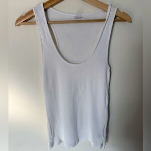 Re/Done Classic White Tank Top